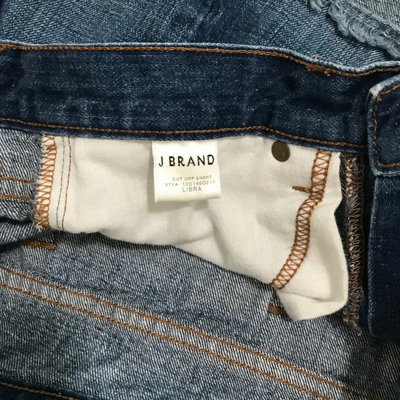 J Brand Libra Cut Off Jean Shorts - 27 - Picture 5 of 5